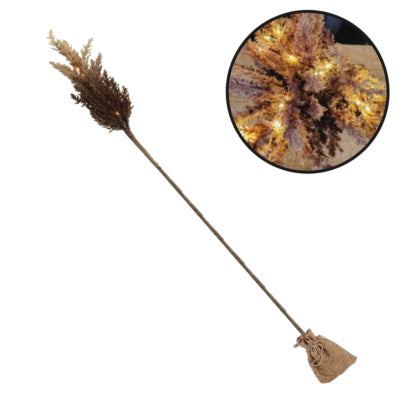 Countryfield branche artificielle astilbe led sur batterie marron 90 cm | 12 pièces