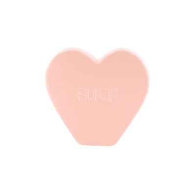 Housevitamin statue bonbons coeur baise rose clair 13 cm | 12 pièces