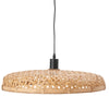 Lampe suspendue Light Living Paloma en rotin naturel 50 cm | 2 pièces