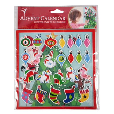 Calendrier de l'Avent avec autocollants lot de 25 | 24 pièces