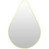 Miroir mural Len-fra Riverside ii doré 60 x 90 cm | 2 pièces