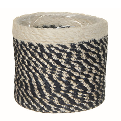 Panier en mica bonaparte noir 16 cm | 18 pièces