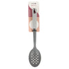 Cuillère de service Sola perforée gris 33 cm | 48 pièces