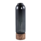 Ptmd vase fleur gris 27 cm | 4 pièces - afbeelding 1