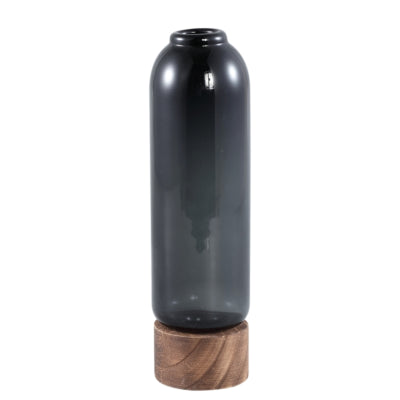 Ptmd vase fleur gris 27 cm | 4 pièces