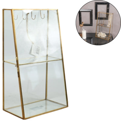 Housevitamin armoire de rangement pour bijoux couleur or 31 cm | 6 pièces