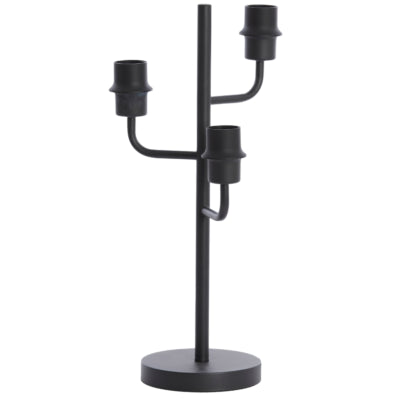 Luminaire et lampe de table de vie Light Living prise UE Edisa noir 51 cm | 2 pièces