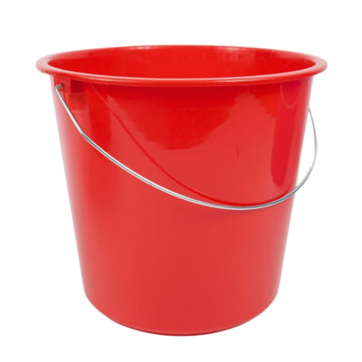 Seau 10 litres rouge | 10 pièces