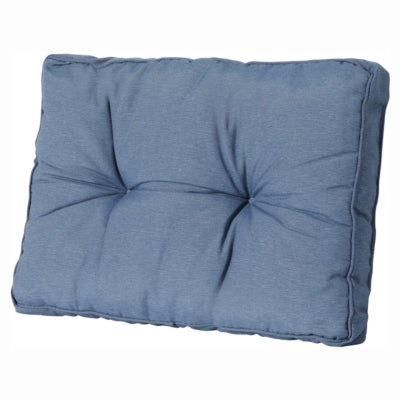 Madison lounge coussin dossier florence panama bleu 60 x 43 cm | 6 pièces