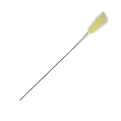 Branche de plumes Countryfield xl jaune clair 130 cm | 12 pièces