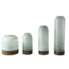 Vase Ptmd yana vert 20 cm | 2 pièces