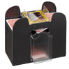 Mélangeur de cartes à batterie Relaxdays noir 6 jeux | 6 pièces