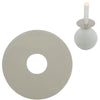 Stjernsund anneau de bougie loua gris brillant 9 cm | 24 pièces