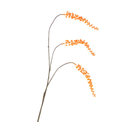 Daan branche artificielle en bois courbé grappe de baies orange 94 cm | 6 pièces