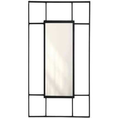 Len-fra miroir mural madison noir 120 cm | 2 pièces
