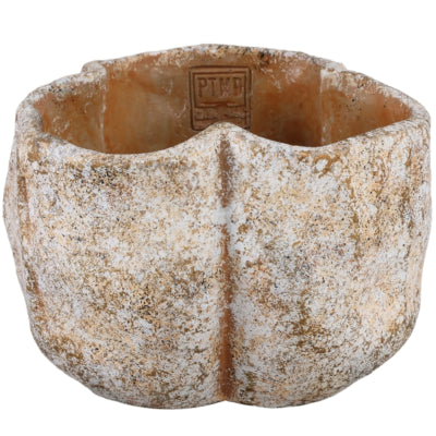 Ptmd pot de fleur roddie crème 20 cm | 8 pièces