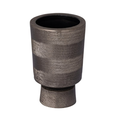 Ptmd pot de fleur erga aluminium s gris 30 cm | 4 pièces