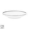 Vtwonen assiette creuse blanc argent 25,5 cm | 12 pièces
