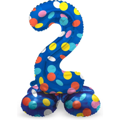Folat ballon en aluminium debout 2 points 41 cm | 20 pièces