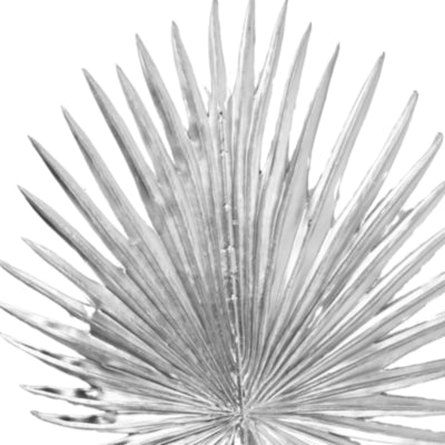Hbx branche artificielle Livistonia couleur argent 85 cm | 20 pièces