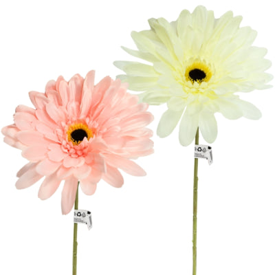 Fleur artificielle gerbera 76 cm 4 assortis | 48 pièces