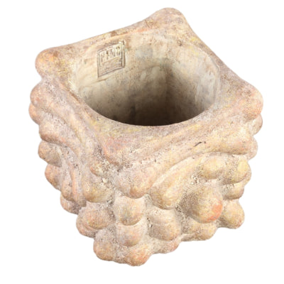 Pot de fleur Ptmd draw m crème 17 cm | 8 pièces
