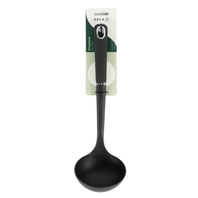 Cuillère à soupe Sola noire 33 cm | 48 pièces