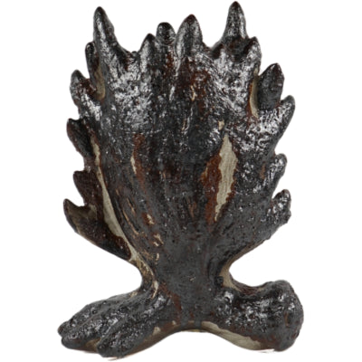 Ptmd vase baxon s marron 31 cm | 4 pièces