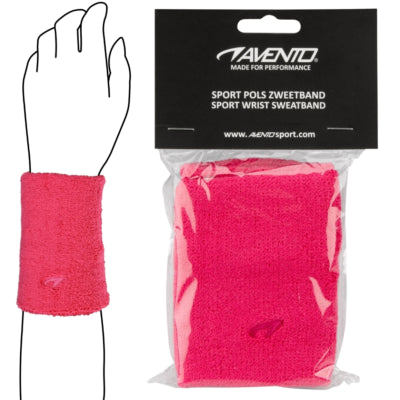 Avento sport bandeau anti-transpiration rose lot de 2 | 25 pièces
