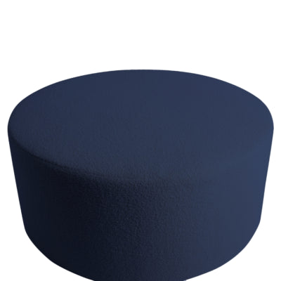 Ptmd pouf evie teddy bleu 90 cm