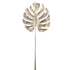 Hbx branche artificielle monstera couleur champagne 72 cm | 20 pièces