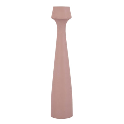 Ptmd bougeoir dieu vieux rose 33 cm | 4 pièces