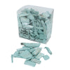 Copeaux de bois déco 30-50 mm turquoise 165 gr | 24 pièces