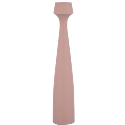 Ptmd bougeoir dieu vieux rose 36,5 cm | 4 pièces