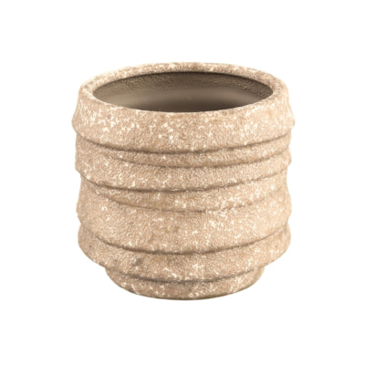 Pot de fleur Ptmd hindouy marron 14 cm | 18 pièces