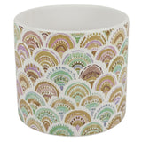 Pot de fleurs multicolore en céramique 13,5 cm | 6 pièces - afbeelding 1