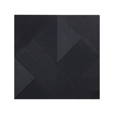 Ptmd panneau mural belinda noir 90 x 90 cm | 2 pièces