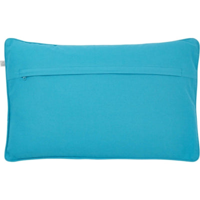 Housse de coussin décor hollandais saklan 30 x 50 cm bleu | 12 pièces