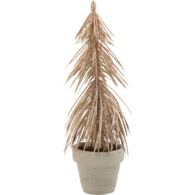 J-line pin en pot paillettes couleur champagne 22 cm | 12 pièces