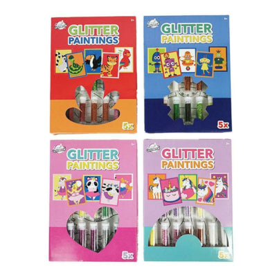 Tableaux pailletés 22 cm 4 assortis | 12 pièces