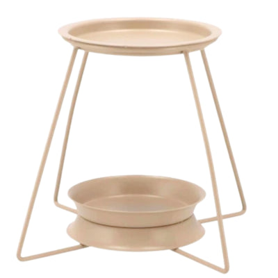 Brûle-cire Daan en bois courbé beige 18 cm | 16 pièces