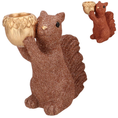 Daan bol en bois courbé Jingle écureuil debout couleur cuivre nu 21 cm 2 assortis | 6 pièces