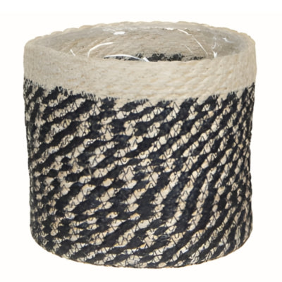 Panier en mica bonaparte noir 18 cm | 12 pièces