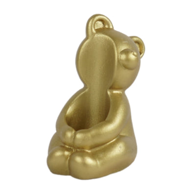 Bougeoir ours doré 8 cm | 36 pièces