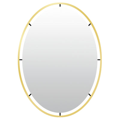 Miroir mural Len-fra salem doré 80 cm | 2 pièces