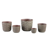 Ptmd pot de fleur pella xs marron 7,5 cm | 24 pièces - afbeelding 2