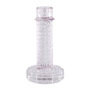 Housevitamin chandelier twist verre rose 15 cm | 24 pièces