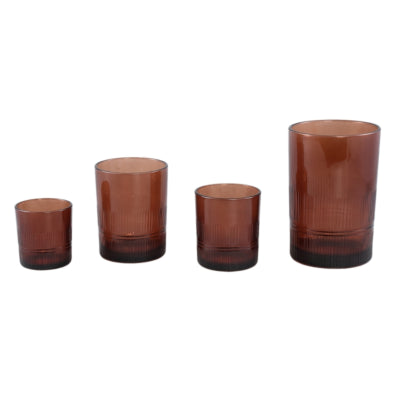 Ptmd photophore yousra l couleur cuivre 10 cm | 6 pièces