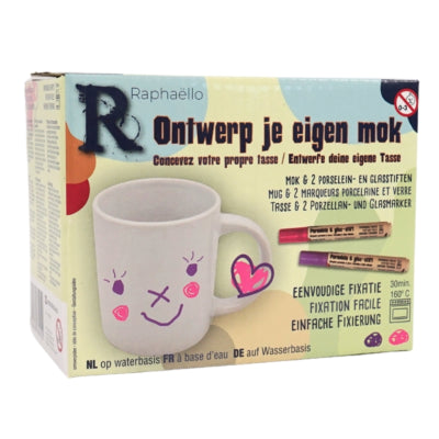 Raphaëllo concevez votre propre tasse 200 ml lot de 3 | 8 pièces