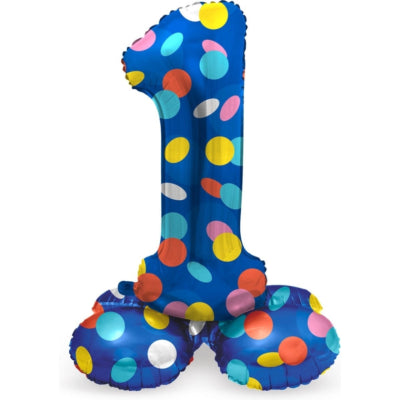 Folat ballon en aluminium debout 1 points 41 cm | 20 pièces